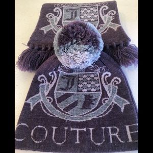 Juicy Couture Hat & Scarf set